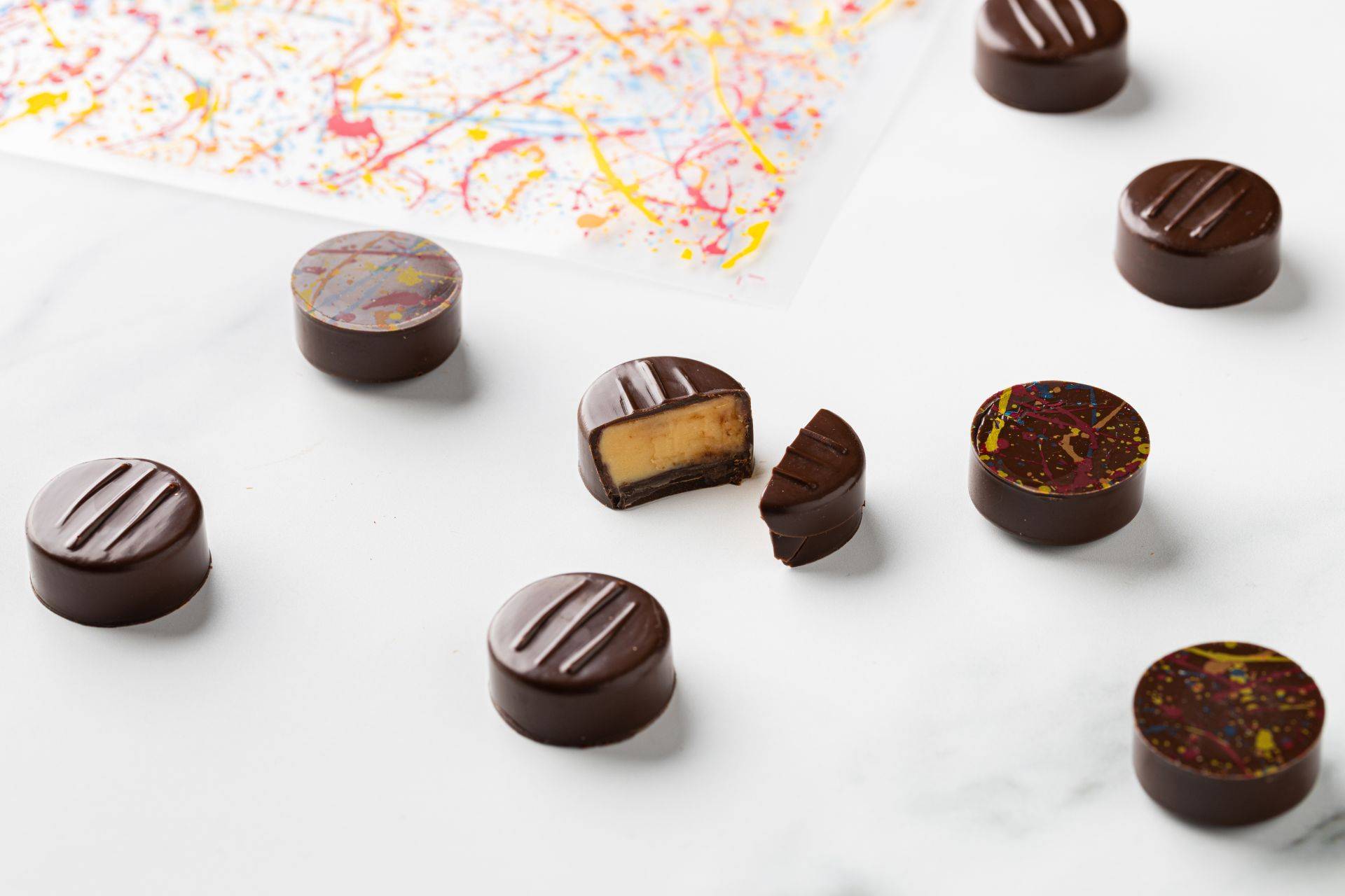 Bonbons - Backing Off with Transfer Sheet