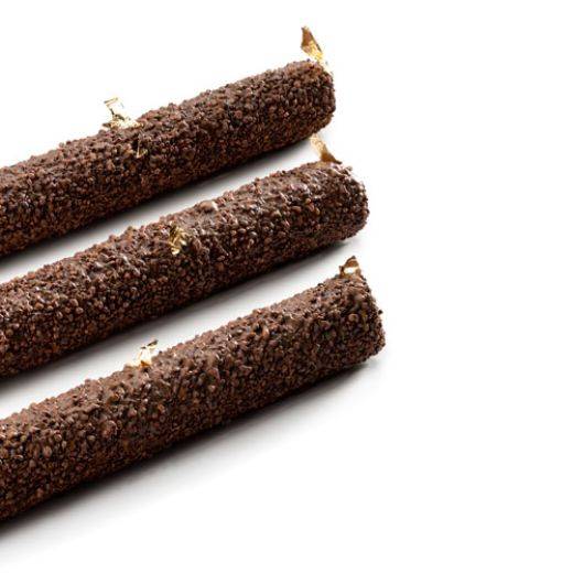 Filo Pastry Nougat with Cocoa Nibs