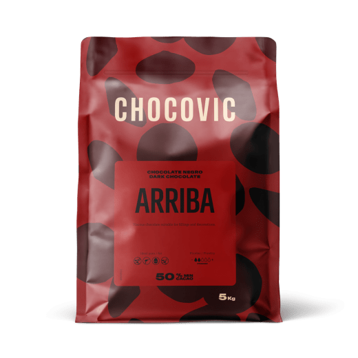 COBERTURA CHOCOLATE NEGRO - ARRIBA - GOTAS - 25 KG