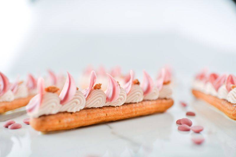 Cherry and Ruby Eclairs