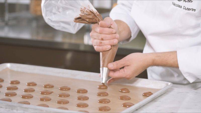 Chocolate Macarons
