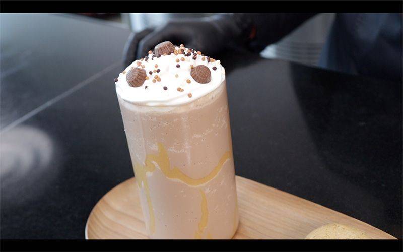 Chocofrappé con peanut butter