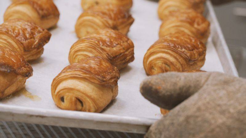 Classic Chocolate Croissants