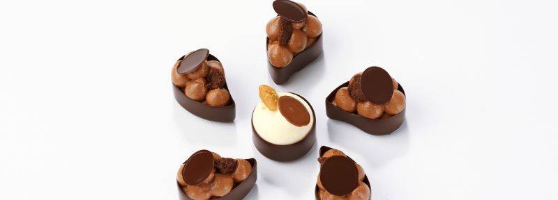Crémeux gianduja lait en amande sablée