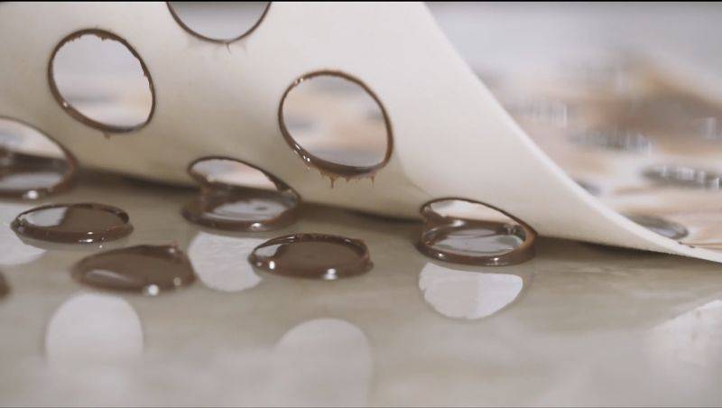 Piped Rum Truffles
