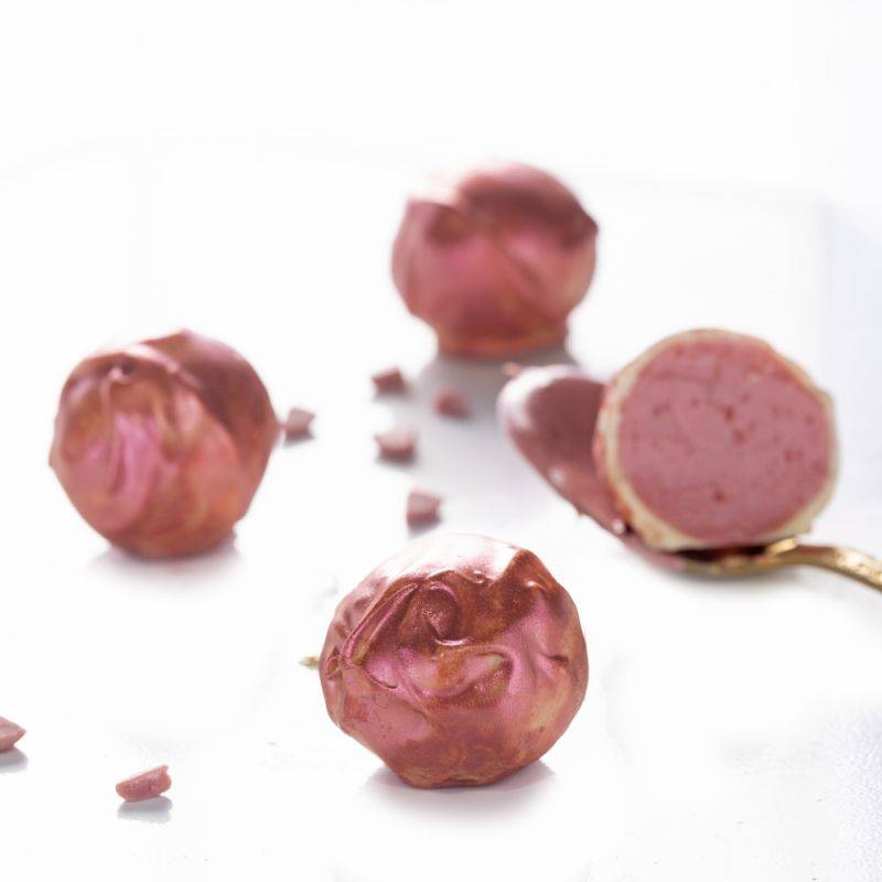 Trufa de Morango com Pimenta