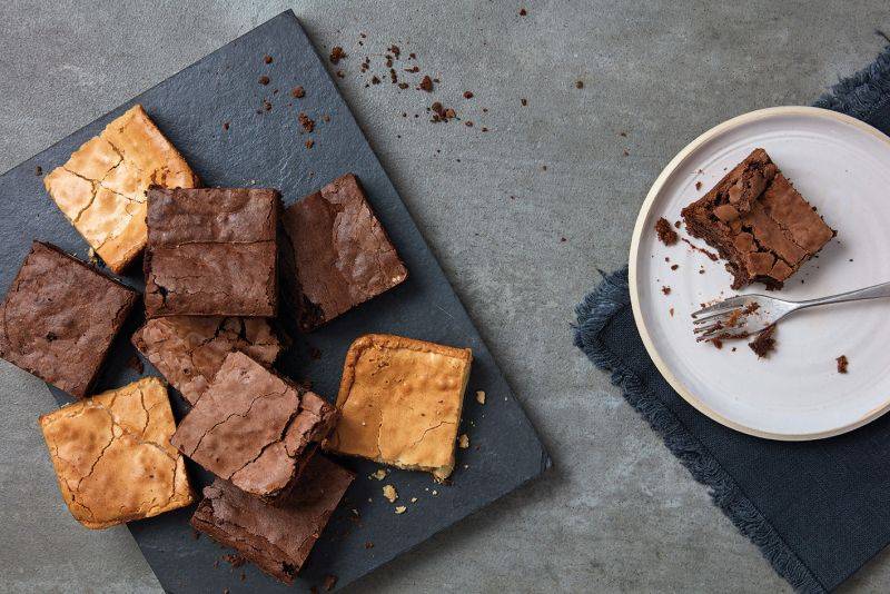 Brownie trio platter