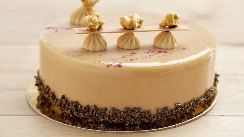 Zéphyr™ caramel et compotee de camerise