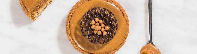 Gezouten karamel tartelette