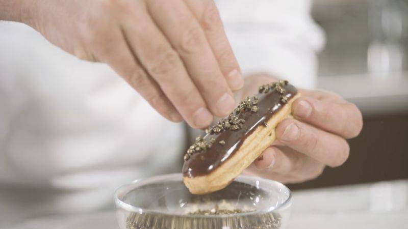 Dark Chocolate Eclairs