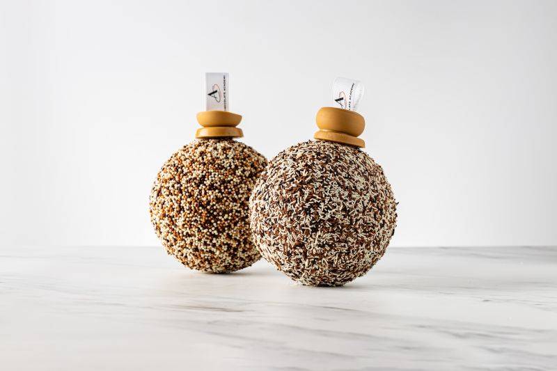 Vermicelli Chocolate Baubles