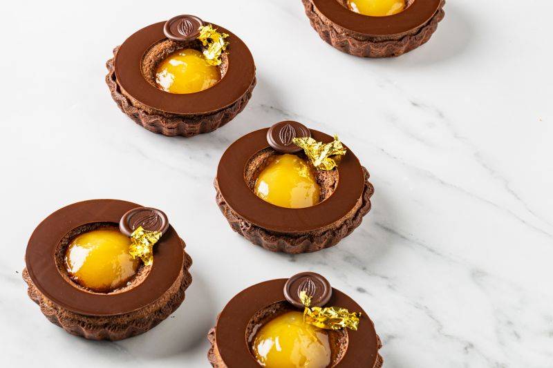 Chocolate Hazelnut Pear Frangipane Tart