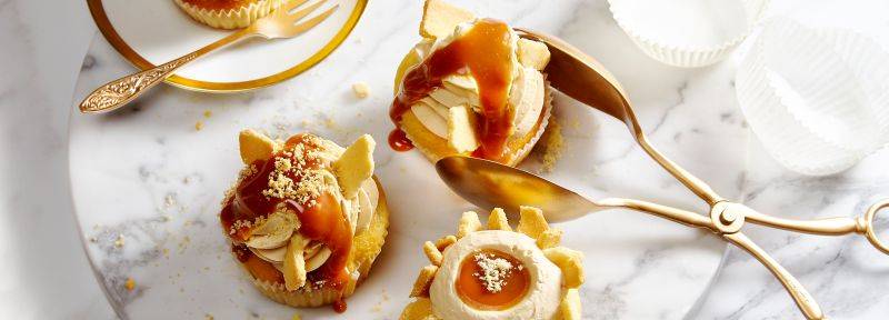 Cupcake crujiente cremoso