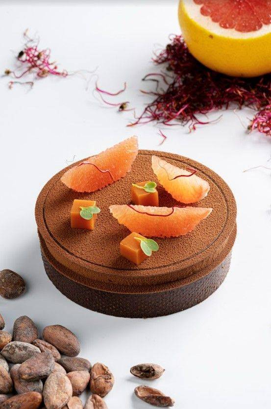 Guava-Pink Grapefruit-Angostura Bitters Tartlet