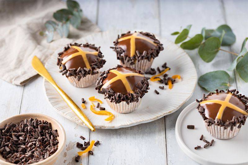 Hot Cross Muffins