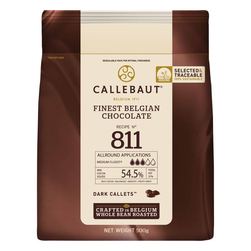 Dark Chocolate - 811 - 500g Callets (1)