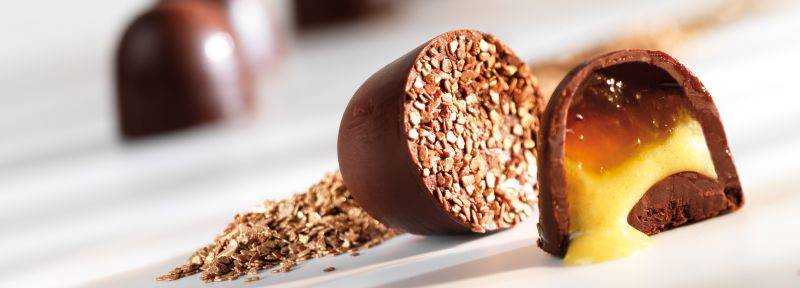 Mignardise al curry e frutto della passione
