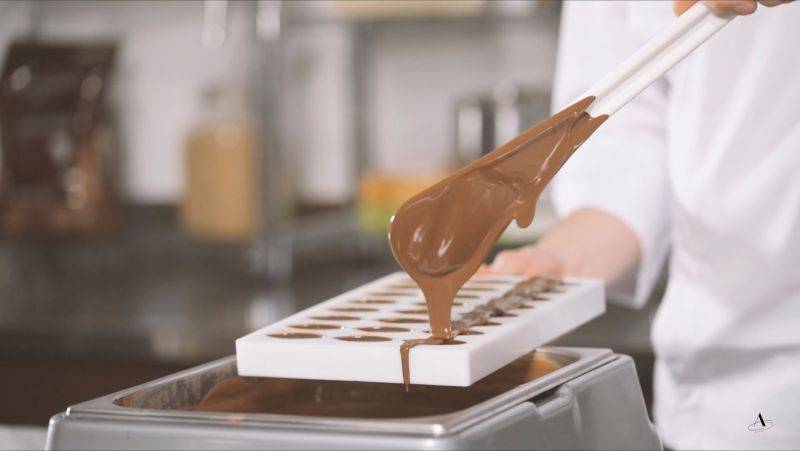 Banana Ganache Molded Bonbons