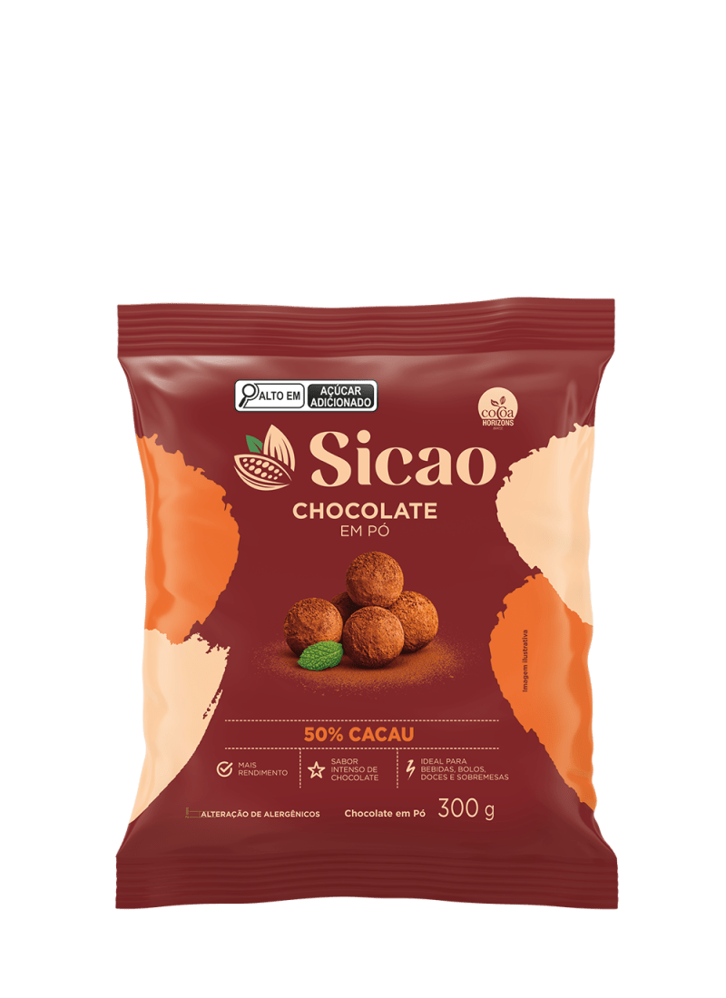 Sicao Chocolate em pó 50% 300g x 20 (1)
