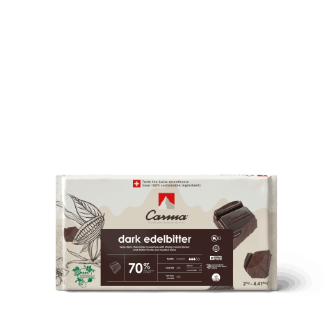 DARK COUVERTURE - DARK EDELBITTER 70% - BLOCK - FLOW PACK 2KG