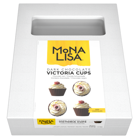 Dark Chocolate Victoria cups