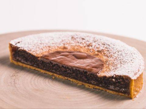 Chocolate and Caramel Tart