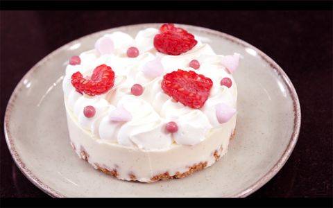 Demonstration video<span>Cheesecake con chocolate blanco</span>