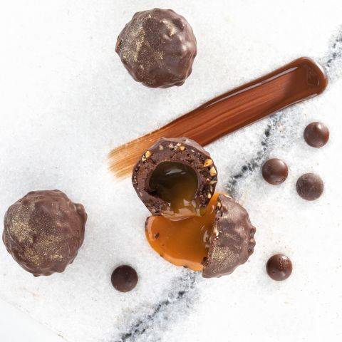 Trufa de Caramelo com Flor de Sal