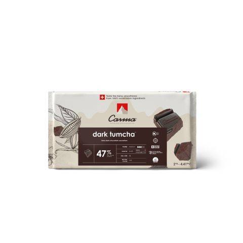 DARK COUVERTURE - DARK TUMCHA 47% - BLOCK - FLOW PACK 2KG
