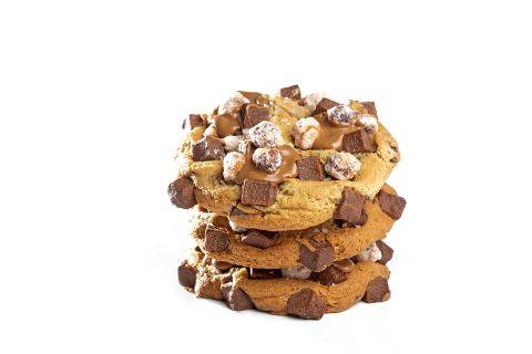 Cookies de Avelã e Chococubes