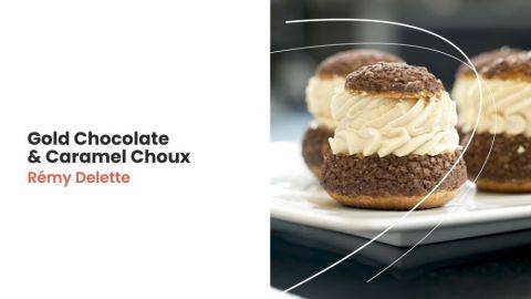 Demonstration video<span>Gold Chocolate & Caramel Choux</span>