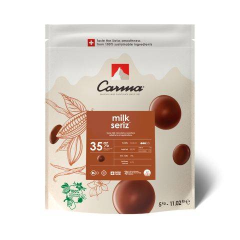 MILK COUVERTURE - MILK SERIZ 35% - DROPS - BAG 5KG