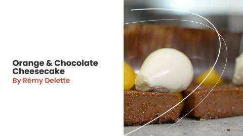 Demonstration video<span>Orange & Chocolate Cheese cake</span>