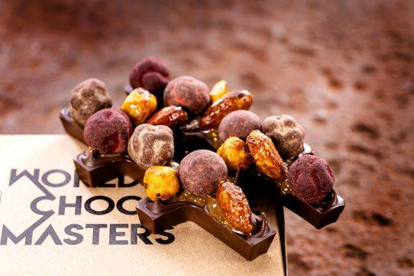 Chocolate With Salt Coconut caramel, Fruits Dragee & Caramelized nuts