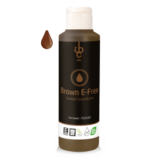 Colored Cocoa Butter Brown E-Free - 245gr - From Natural Origin