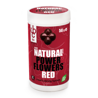 Power Flowers Red - Food Colorants - 50 g - From Natural Origin