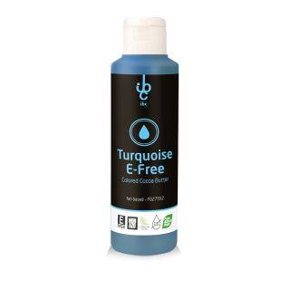 Colored Cocoa Butter Turqoise Blue E-Free - Food Colorant - From Natural Origin - 245gr