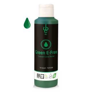 Colored Cocoa Butter Green E-Free - 245gr - From Natural Origin