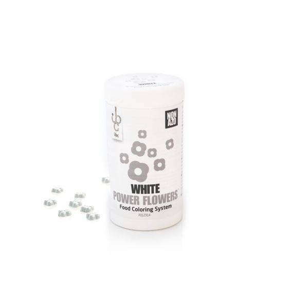 Power Flowers Classic White - Food Colorants - 50 pcs | Mona lisa