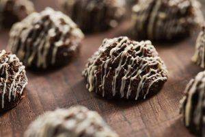 Chocolate Coconut Macaroon Cookies