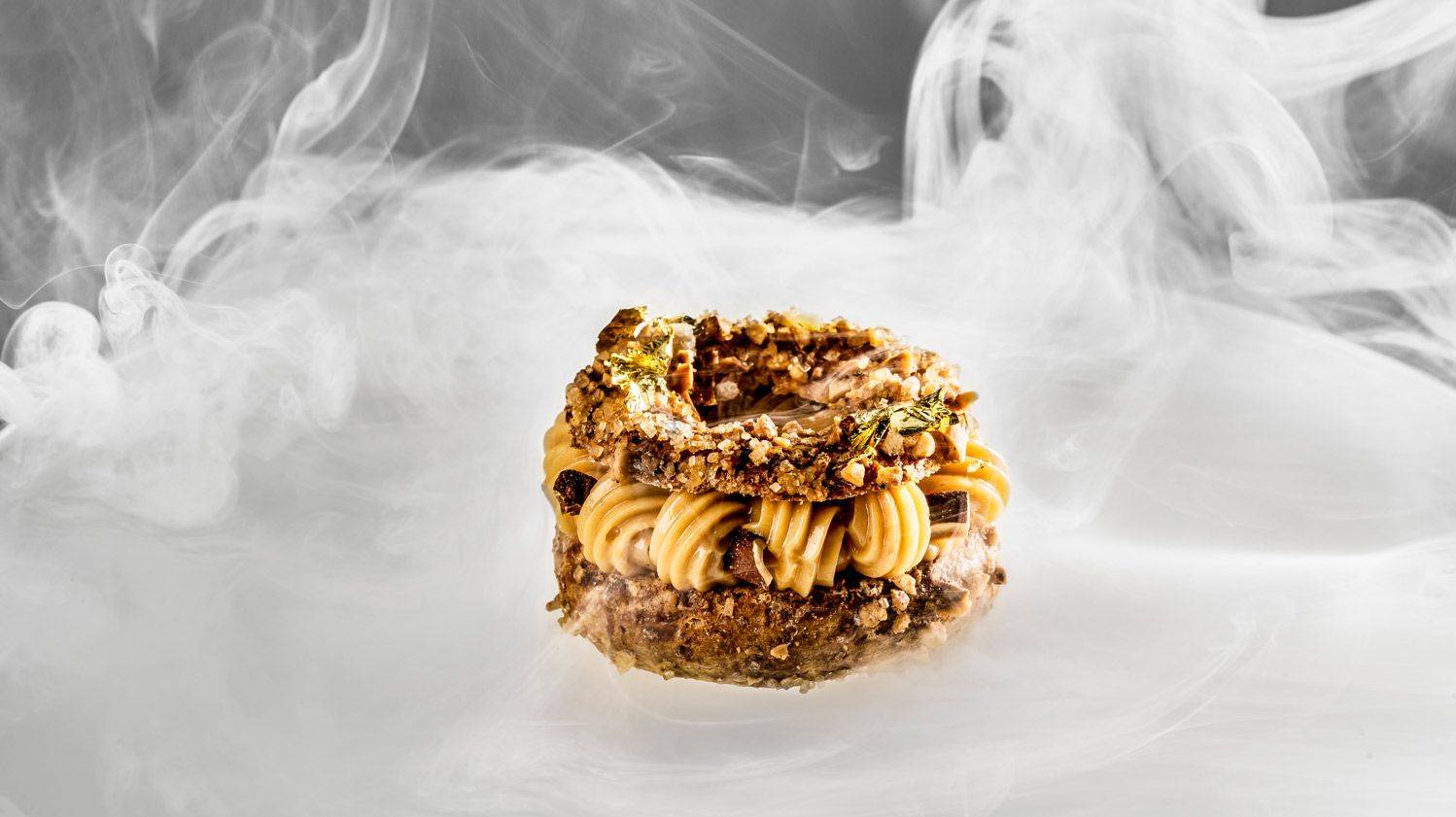 Mini paris brest aux saveurs fumées
