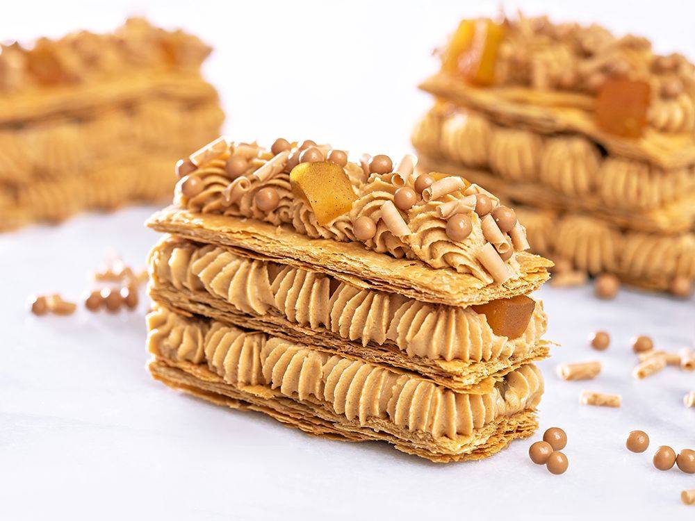 Mil Folhas Gold com Maçãs Carameladas