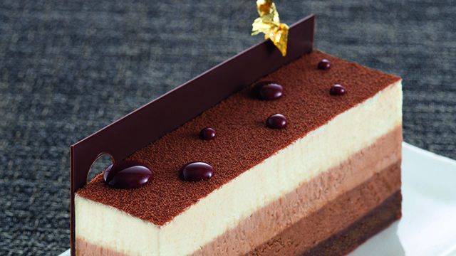 Entremets trois chocolats