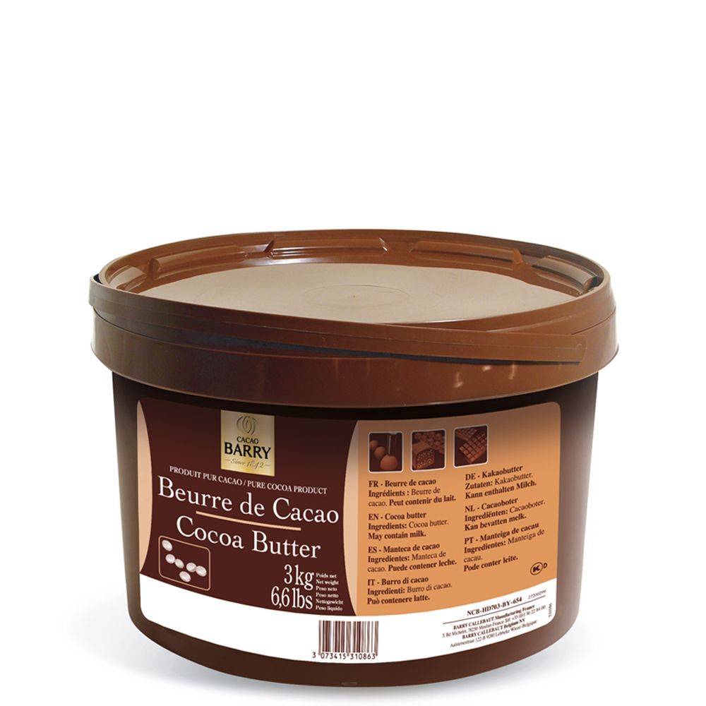 Cacao Barry - Cocoa butter - Deodorized Cocoa Butter - easymelt