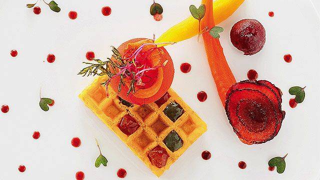 Gaufre sucrée salée