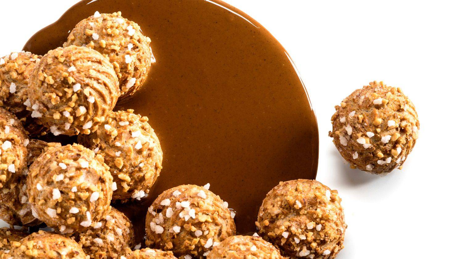 Hazelnut chouquettes
