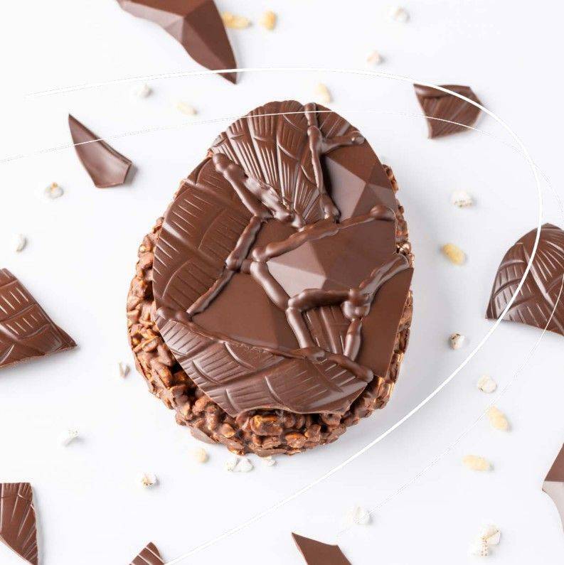 Broken Chocolate Easter Egg