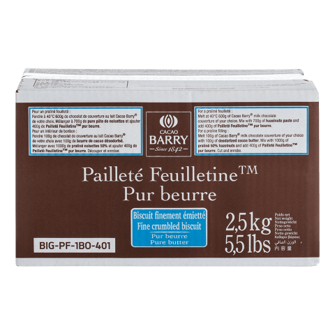Inclusion - Pailleté Feuilletine™ - pieces of crispy Brittany crepe - 2.5kg bag