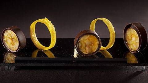 La poire, le caramel