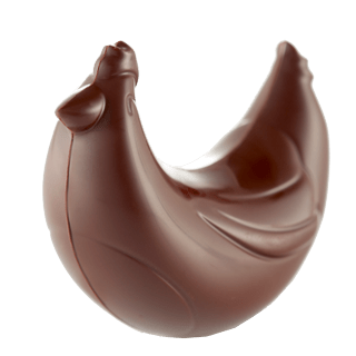 Moule - Poule rieuse 15 cm - Tritan